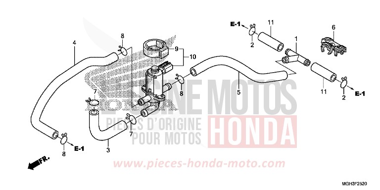 AIR INJECTION CONTROL VALVE for VFR1200X Dual Clutch DEGITAL SILVER METALLIC (NHA30) from 2012